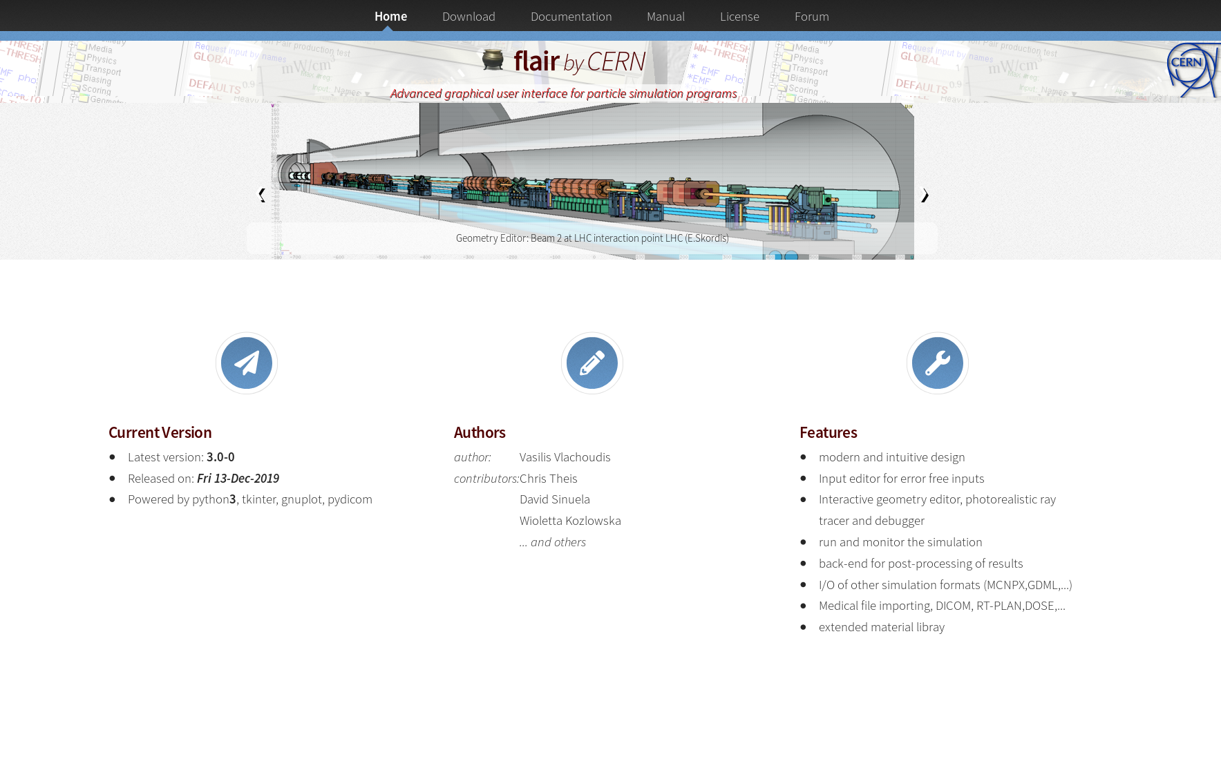 New CERN Flair website